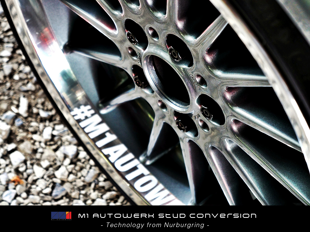 STUD CONVERSION BMW MINI M1 AUTOWERK BOLT CONVERTER น็อตล้อ ตัวผู้ยาว