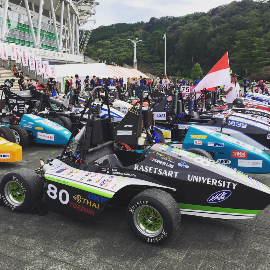 M1 AUTOWERK supports DONGTAAN Racing Team (Kasetsart University) going to Student Formula Japan Competition JSAE 2015 !