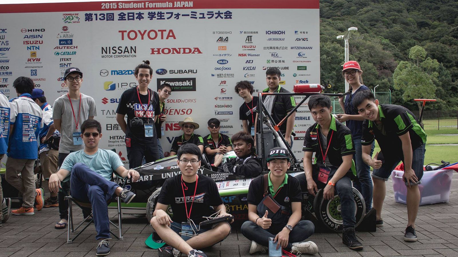 M1 AUTOWERK supports DONGTAAN Racing Team (Kasetsart University) going to Student Formula Japan Competition JSAE 2015 !