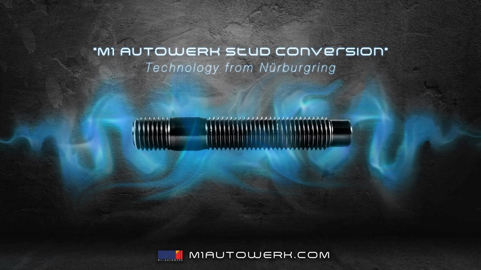 M1 AUTOWERK STUD CONVERSION BMW MERCEDES BENZ AUDI FORGED CHROMOLY STEEL BULLET NOSE BOLT CONVERTER
