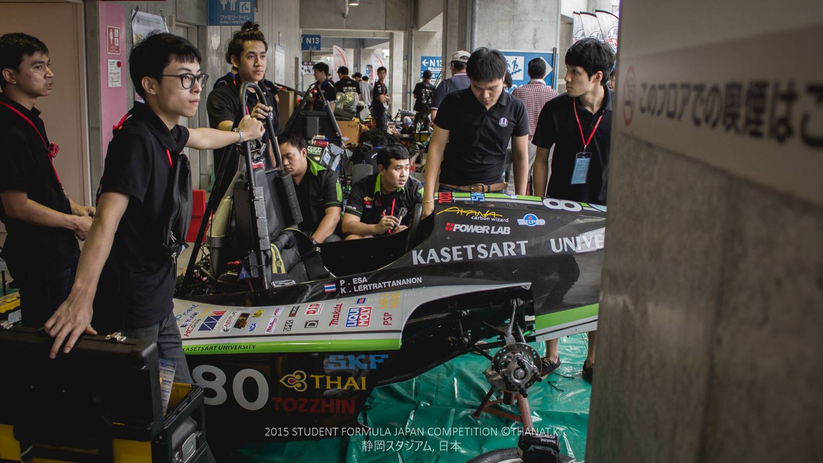 M1 AUTOWERK supports DONGTAAN Racing Team (Kasetsart University) going to Student Formula Japan Competition JSAE 2015 !