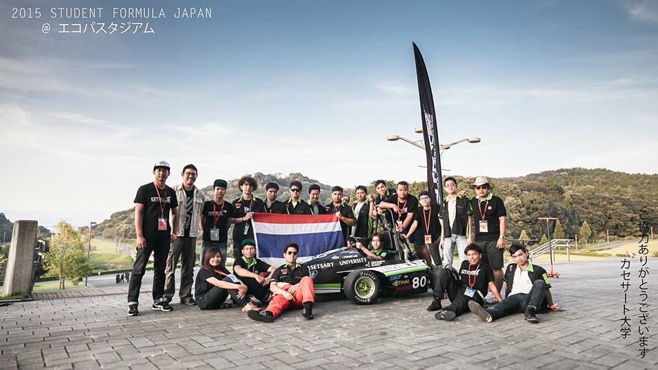 M1 AUTOWERK supports DONGTAAN Racing Team (Kasetsart University) going to Student Formula Japan Competition JSAE 2015 !