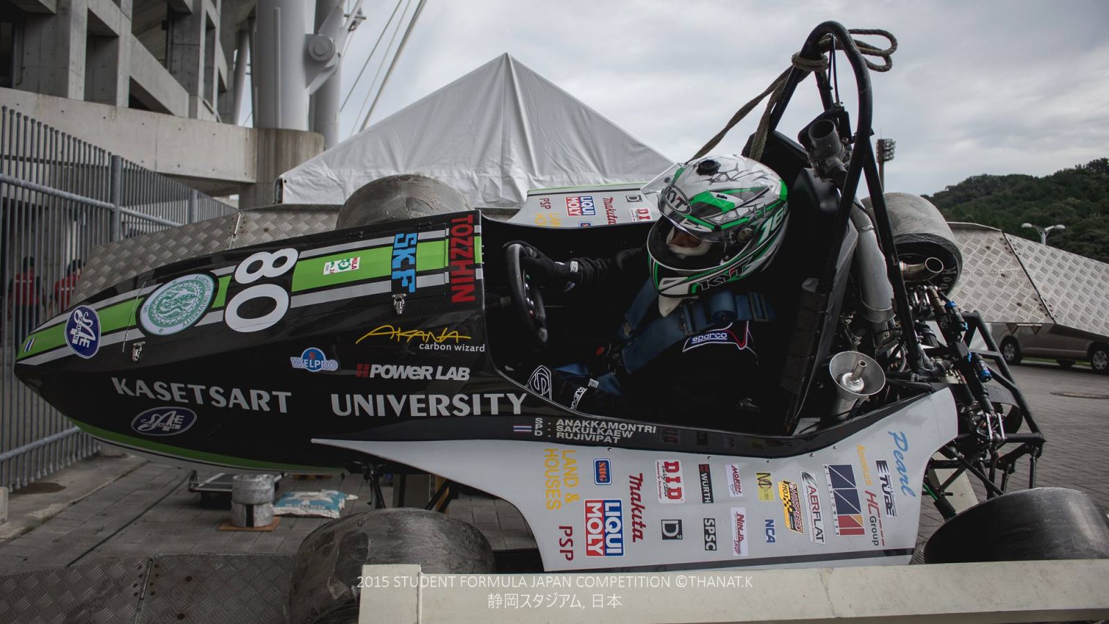 M1 AUTOWERK supports DONGTAAN Racing Team (Kasetsart University) going to Student Formula Japan Competition JSAE 2015 !