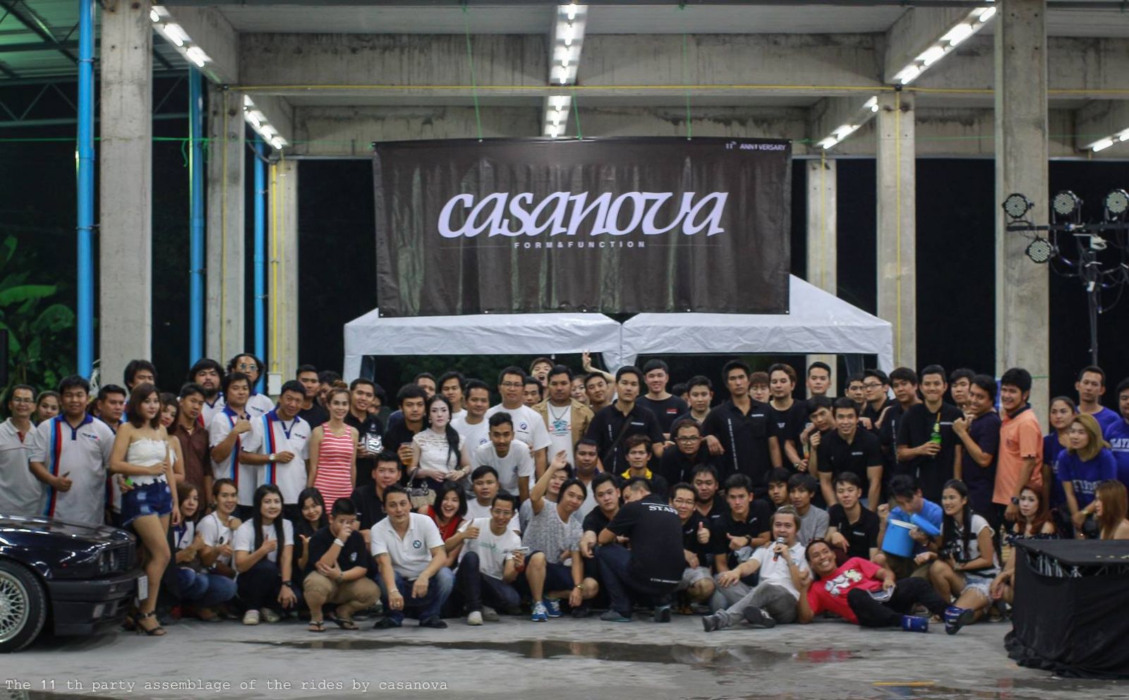 M1 AUTOWERK, an official sponsor of 11th Party. The Assemblage of the rides by CASANOVA.