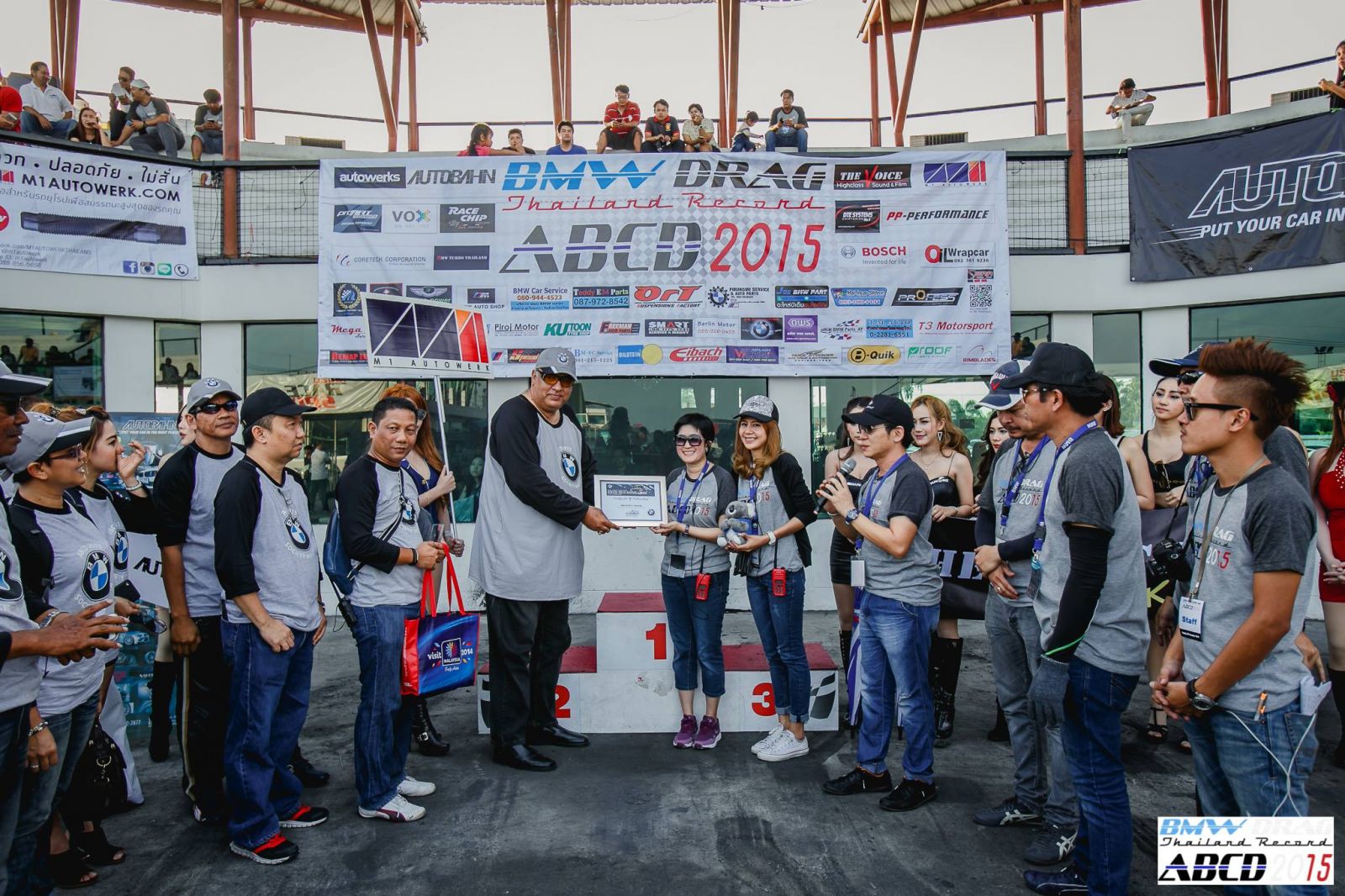  M1 AUTOWERK, an official sponsor of All BMW Clubs Drag 2015 (ABCD). The event took place at Bangkok Drag Avenue (BDA) on 20th December 2015.