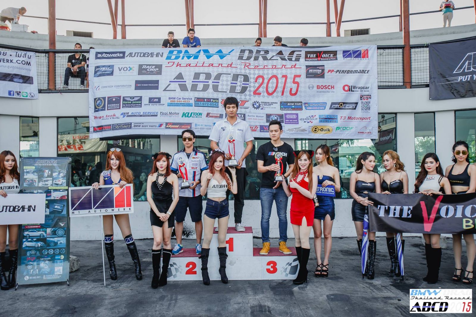  M1 AUTOWERK, an official sponsor of All BMW Clubs Drag 2015 (ABCD). The event took place at Bangkok Drag Avenue (BDA) on 20th December 2015.