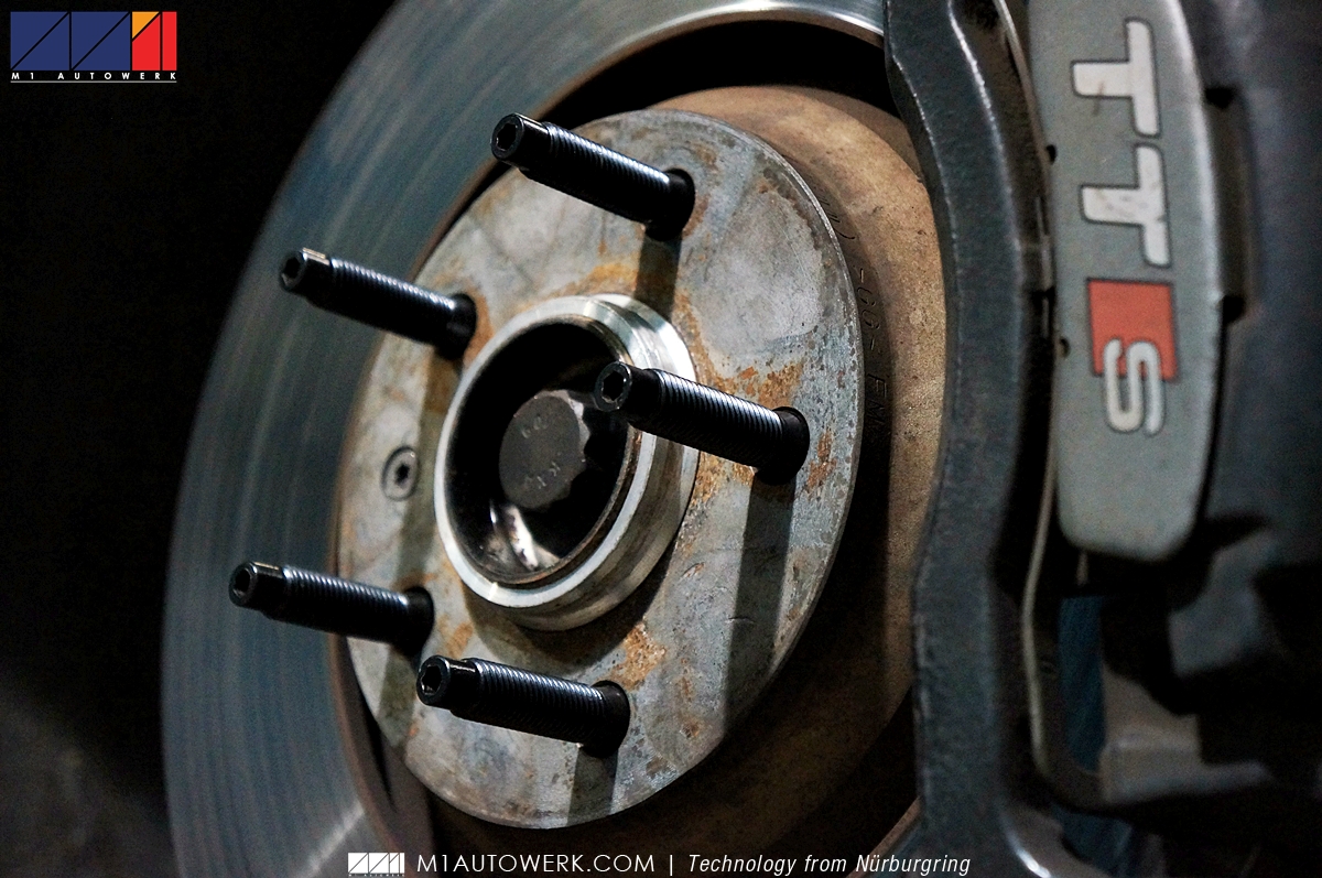 M1 AUTOWERK STUD CONVERSION BMW MERCEDES AUDI FORGED CHROMOLY STEEL BULLET NOSE BOLT CONVERTER