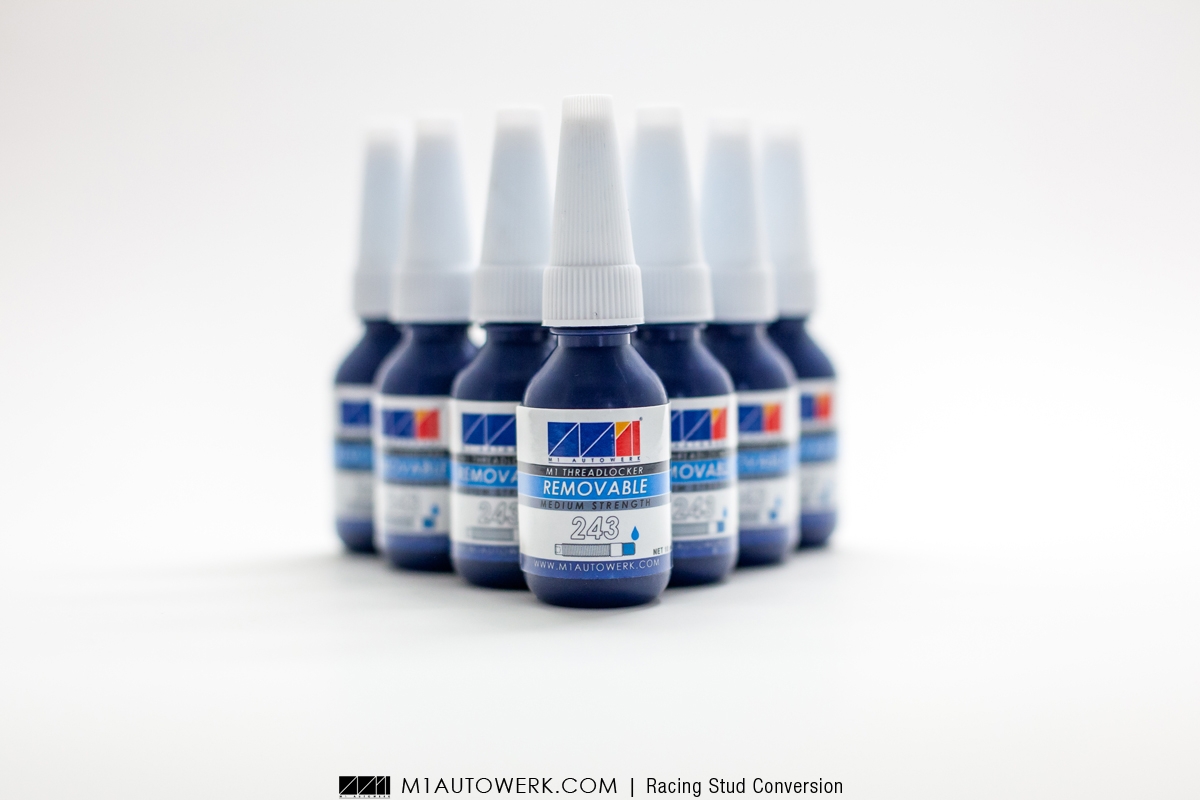 m1autowerk,best,stud,conversion,bmw,น๊อตล้อ,น็อตล้อ,ตัวผู้ยาว,lug,bolt,chromoly,bullet,nose,thread,locker,removable,243